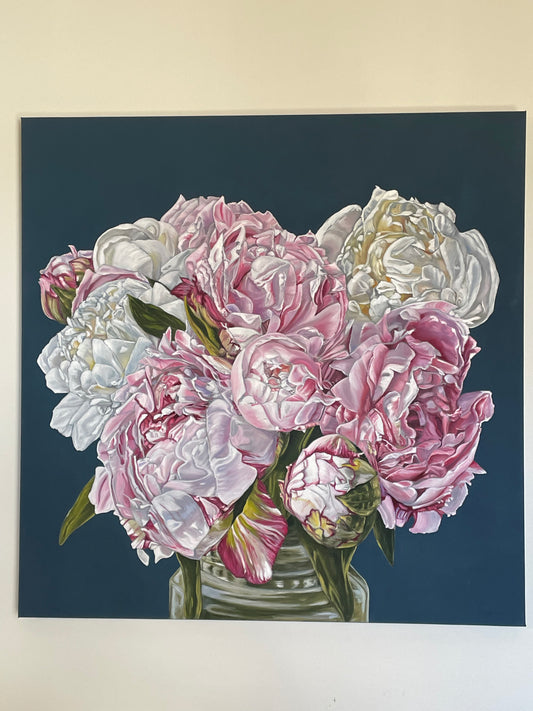 Peonies on a vase